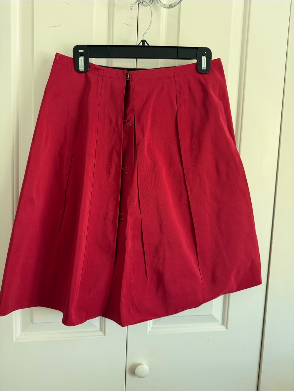 Jil Sander Red Circle Skirt